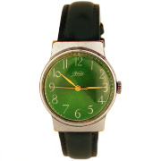 Часы "ЗиМ" 70 года с зеленым циферблатом