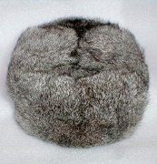 Шапка "Ушанка Серый кролик"