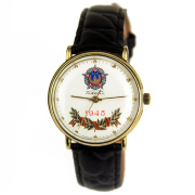 Часы Ракета юбилейные "50 лет Победы" в позолоченном корпусе