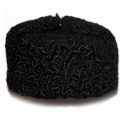 Шапка ушанка "Черный каракуль"