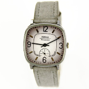 Часы Победа "Серо-розовые" в хромированном антмагнитном корпусе