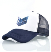 Бейсболка с круглым козырьком SURFER синяя