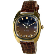 Часы Полет "Шоколад" в позолоченном корпусе