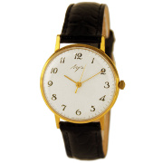 Часы "Луч" тонкий позолоченный