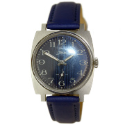 Часы "ЗиМ" с синим гильошированным циферблатом