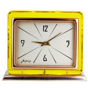 Часы настольные "Молния" золотистые