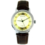 Часы "Полет" хромированные в антимагнитном хромированном корпусе