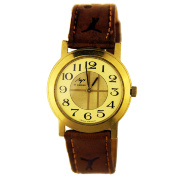 Часы "Луч" круглые золотистые 